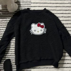 Dolls kill hello kitty fuzzy comfy sweater